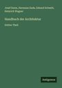 Josef Durm: Handbuch der Architektur, Buch