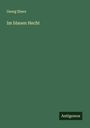 Georg Ebers: Im blauen Hecht, Buch