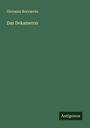 Giovanni Boccaccio: Das Dekameron, Buch