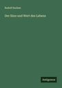 Rudolf Eucken: Der Sinn und Wert des Lebens, Buch