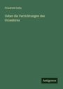 Friedrich Goltz: Ueber die Verrichtungen des Grosshirns, Buch