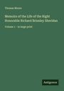 Thomas Moore: Memoirs of the Life of the Right Honorable Richard Brinsley Sheridan, Buch