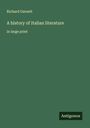 Richard Garnett: A history of Italian literature, Buch