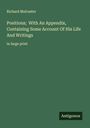 Richard Mulcaster: Positions; With An Appendix, Containing Some Account Of His Life And Writings, Buch