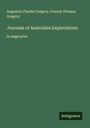 Augustus Charles Gregory: Journals of Australian Explorations, Buch