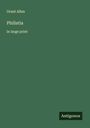 Grant Allen: Philistia, Buch