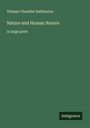 Thomas Chandler Haliburton: Nature and Human Nature, Buch