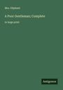 Oliphant: A Poor Gentleman; Complete, Buch