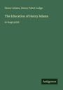Henry Adams: The Education of Henry Adams, Buch