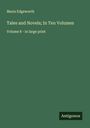 Maria Edgeworth: Tales and Novels; In Ten Volumes, Buch