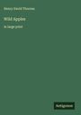Henry David Thoreau: Wild Apples, Buch