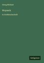 Georg Büchner: Woyzeck, Buch