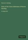 Warren G. Harding: State of the Union Addresses of Warren Harding, Buch
