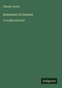 Theodor Storm: Immensee; In German, Buch