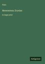 Plato: Menexenus; Eryxias, Buch