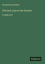 George Bernard Shaw: The Dark Lady of the Sonnets, Buch