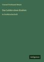 Conrad Ferdinand Meyer: Das Leiden eines Knaben, Buch
