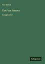 Carl Ewald: The Four Seasons, Buch