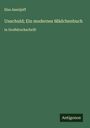 Elsa Asenijeff: Unschuld; Ein modernes Mädchenbuch, Buch