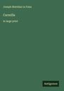 Joseph Sheridan Le Fanu: Carmilla, Buch