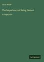 Oscar Wilde: The Importance of Being Earnest, Buch