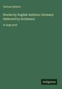 Various Authors: Stories by English Authors; Germany (Selected by Scribners), Buch