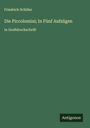 Friedrich Schiller: Die Piccolomini; In Fünf Aufzügen, Buch