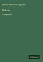 Thomas Wentworth Higginson: Malbone, Buch