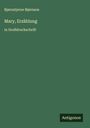 Bjørnstjerne Bjørnson: Mary, Erzählung, Buch