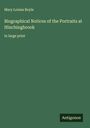 Mary Louisa Boyle: Biographical Notices of the Portraits at Hinchingbrook, Buch
