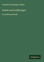 Christian Fürchtegott Gellert: Fabeln und Erzählungen, Buch