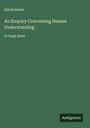 David Hume: An Enquiry Concerning Human Understanding, Buch