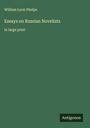 William Lyon Phelps: Essays on Russian Novelists, Buch