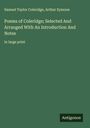 Samuel Taylor Coleridge: Poems of Coleridge; Selected And Arranged With An Introduction And Notes, Buch