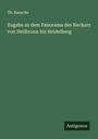 Th. Rausche: Zugabe zu dem Panorama des Neckars von Heilbronn bis Heidelberg, Buch