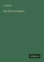 L. Rellstab: Das Thal von Andorra, Buch