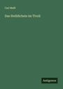 Carl Malß: Das Stelldichein im Tivoli, Buch