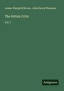 James Shergold Boone: The British Critic, Buch