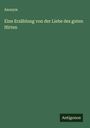 Anonym: Eine Erzählung von der Liebe des guten Hirten, Buch