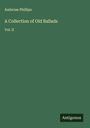 Ambrose Phillips: A Collection of Old Ballads, Buch