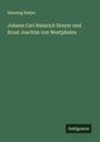 Henning Ratjen: Johann Carl Heinrich Dreyer und Ernst Joachim von Westphalen, Buch