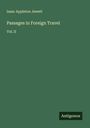 Isaac Appleton Jewett: Passages in Foreign Travel, Buch