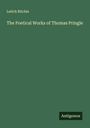 Leitch Ritchie: The Poetical Works of Thomas Pringle, Buch