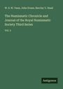 W. S. W. Vaux: The Numismatic Chronicle and Journal of the Royal Numismatic Society Third Series, Buch