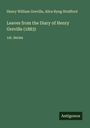 Henry William Greville: Leaves from the Diary of Henry Greville (1883), Buch