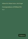 William Pitt: Correspondence of William Pitt, Buch