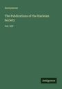 Anonymous: The Publications of the Harleian Society, Buch