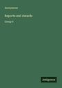 Anonymous: Reports and Awards, Buch