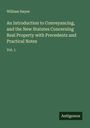 William Hayes: An Introduction to Conveyancing, and the New Statutes Concerning Real Property with Precedents and Practical Notes, Buch
