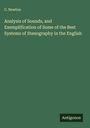 C. Newton: Analysis of Sounds, and Exemplification of Some of the Best Systems of Stenography in the English, Buch